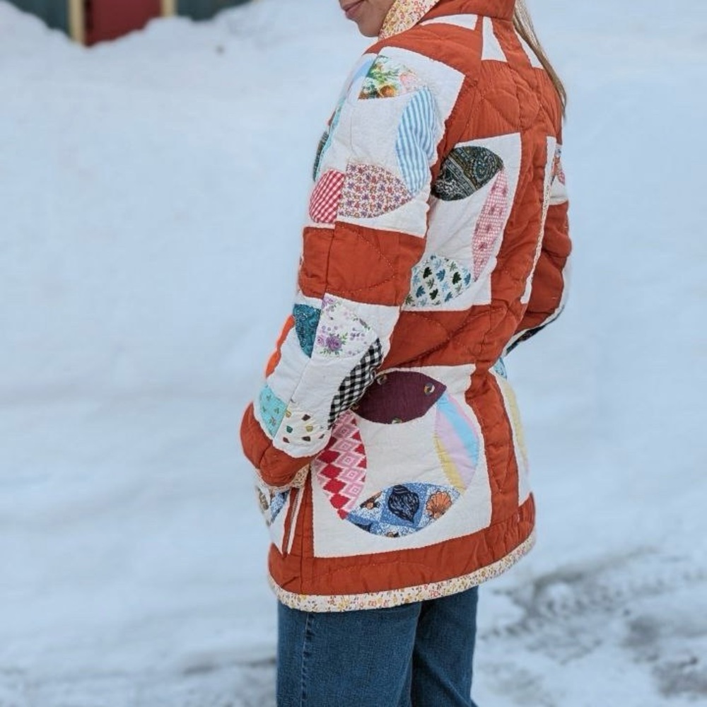 Handmade quilt coat - Picture 7 of 8